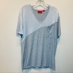 Hugo Boss V-neck Tee Shirt with Frocket